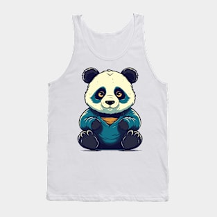 Funny baby panda Tank Top